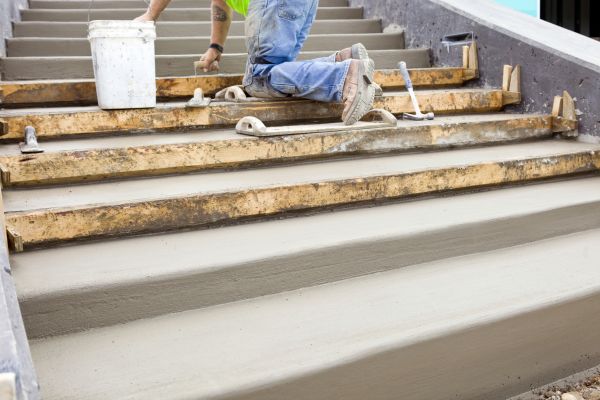 Concrete Steps Pouring in Chico