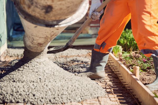 Poured Concrete Installation in Chico