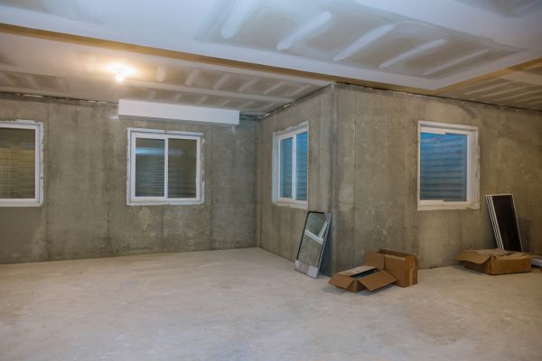 Basement Concrete Installation in Chico