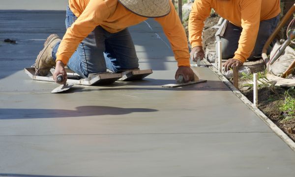 Cement Pad Construction in Chico