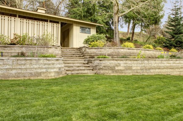 Retaining Wall Construction in Chico