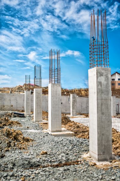 Concrete Footer Pouring in Chico