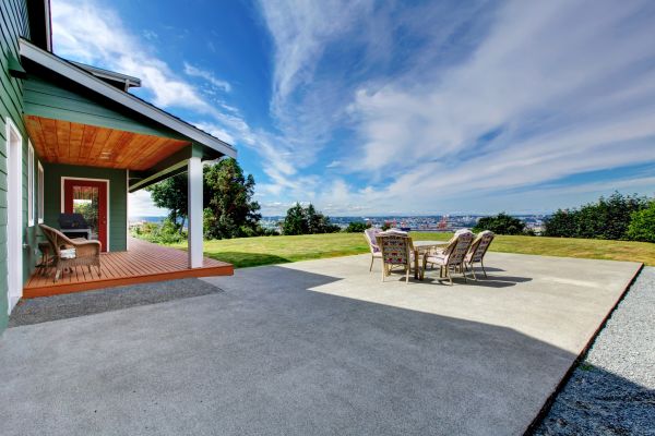 Backyard Concrete Paving in Chico
