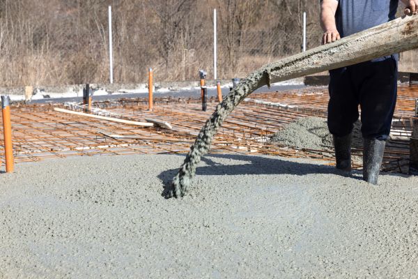 Pole Barn Slab Pouring in Chico