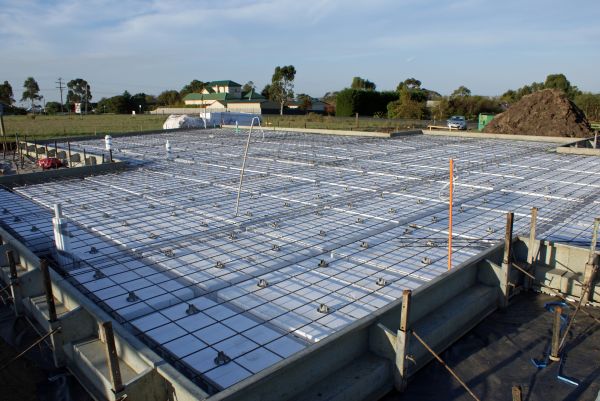 Barn Pad Construction in Chico