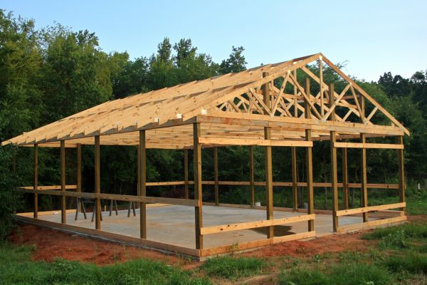 Barn Pad Installation in Chico